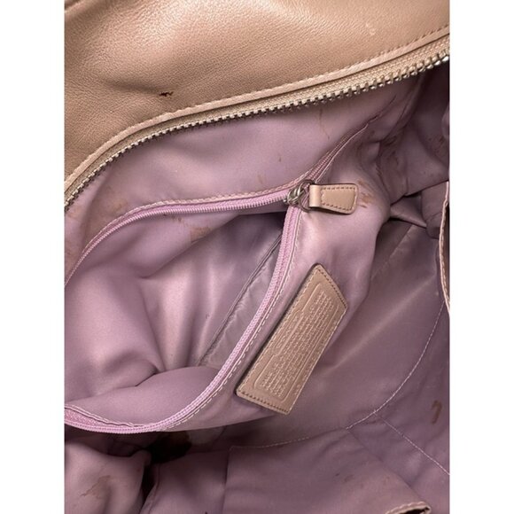 Vintage COACH Colette shoulder bag Patent Leather C Signature 16449 (yellow) - Picture 12 of 12